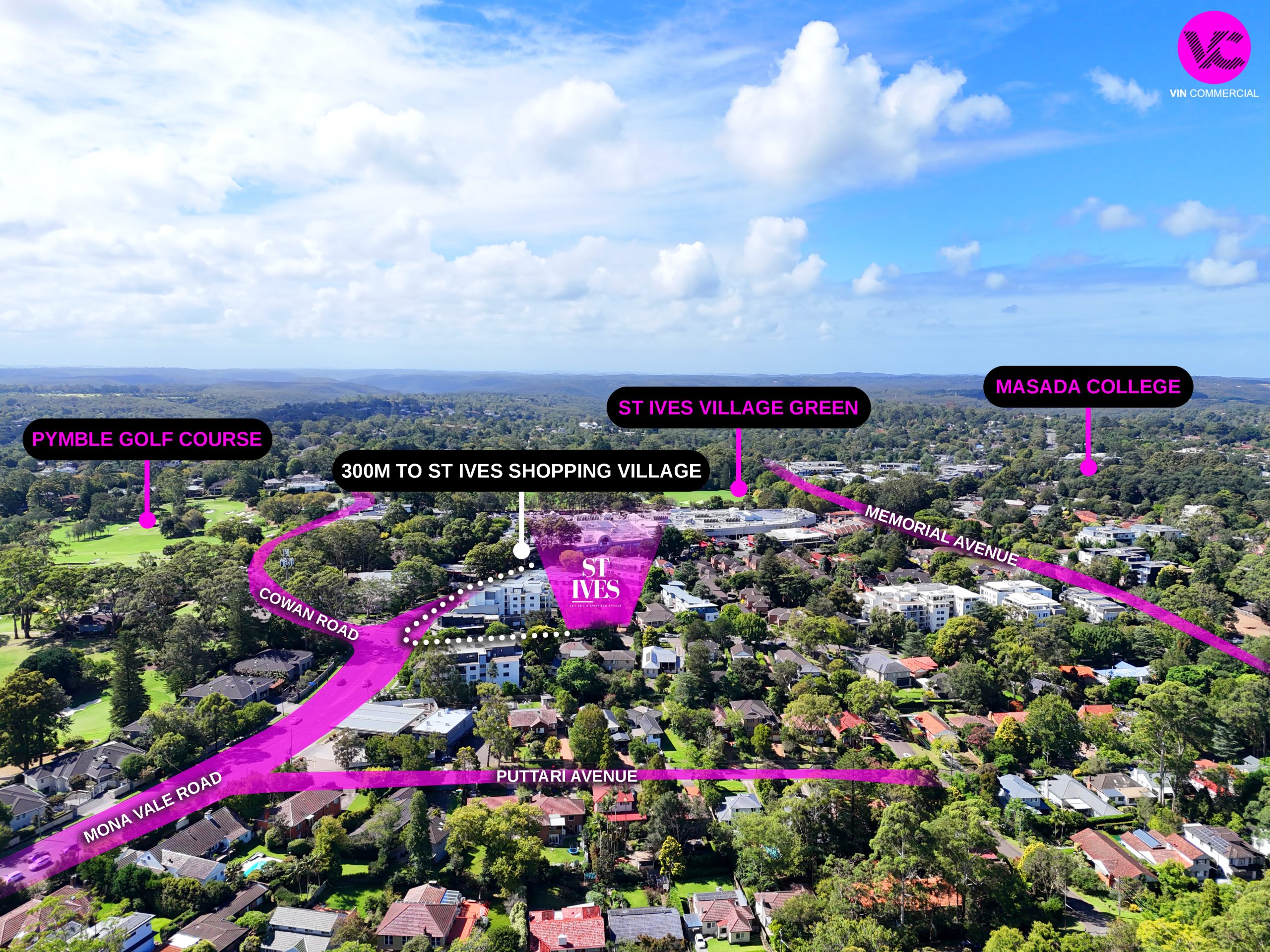 Towards-Pymble-Golf-Club-scaled